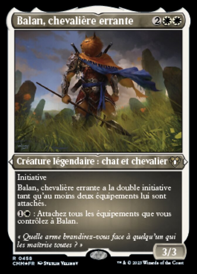 Balan, chevalière errante — Commander Masters 458/1067