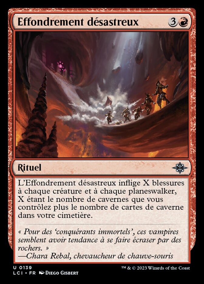 Effondrement désastreux — The Lost Caverns of Ixalan 139/416
