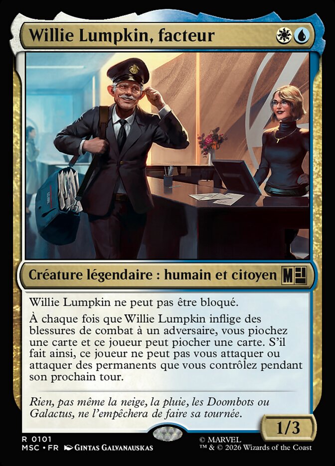 Willie Lumpkin, facteur — Marvel Super Heroes Commander 101/866