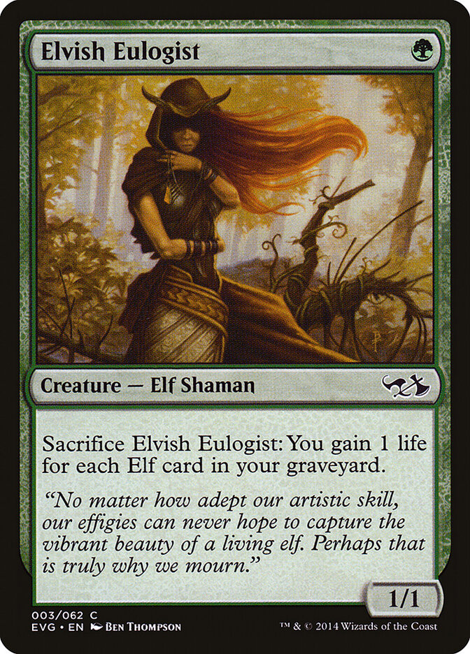 Elvish Eulogist — Duel Decks Anthology: Elves vs. Goblins 3/62