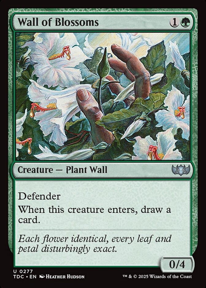 Mur de fleurs — Tarkir: Dragonstorm Commander 277/413