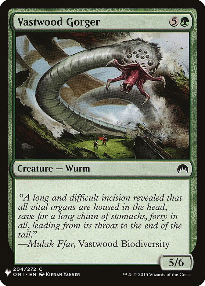Vastwood Gorger — The List ORI-204/5581