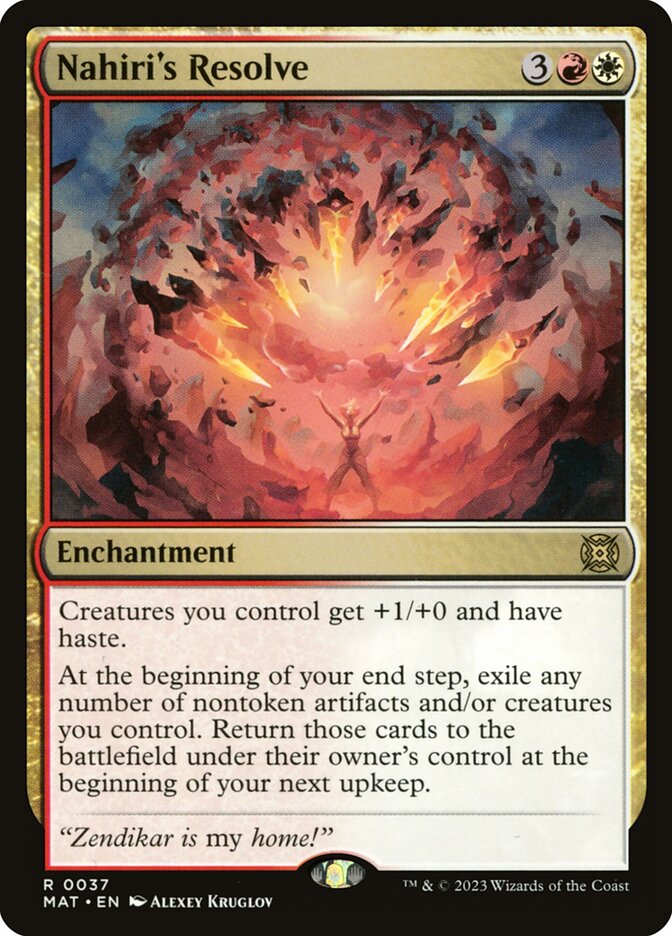 Nahiri's Resolve — March of the Machine: The Aftermath 37/230