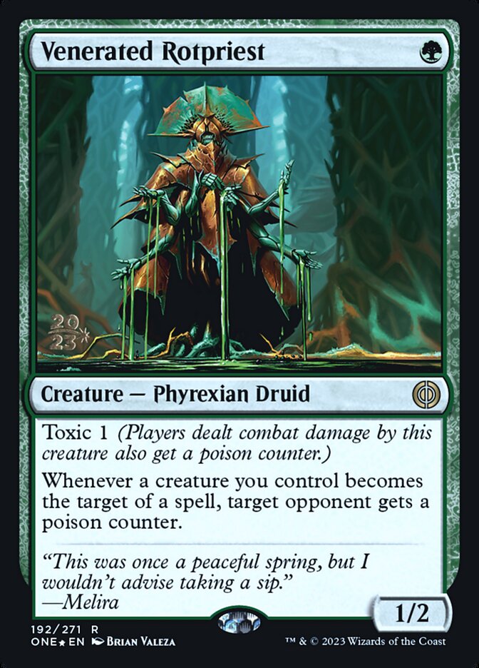Venerated Rotpriest — Phyrexia: All Will Be One Promos 192s/160