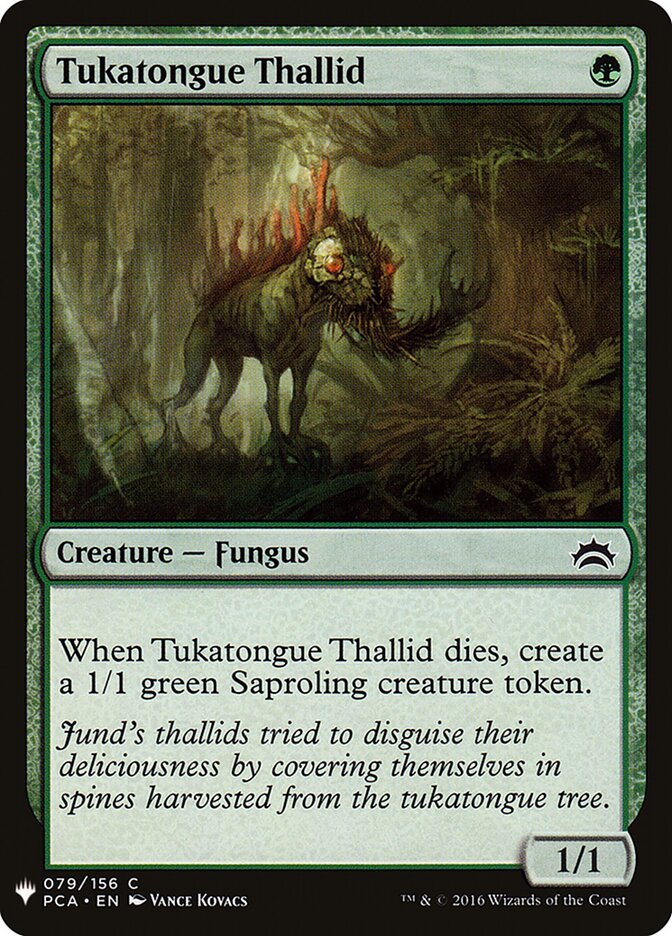 Tukatongue Thallid — The List PCA-79/5581