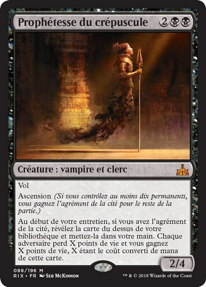 Prophétesse du crépuscule — Rivals of Ixalan 88/205