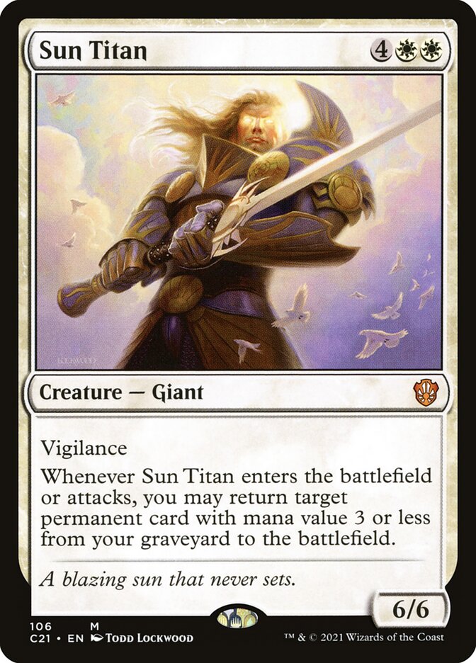 Sun Titan — Commander 2021 106/409