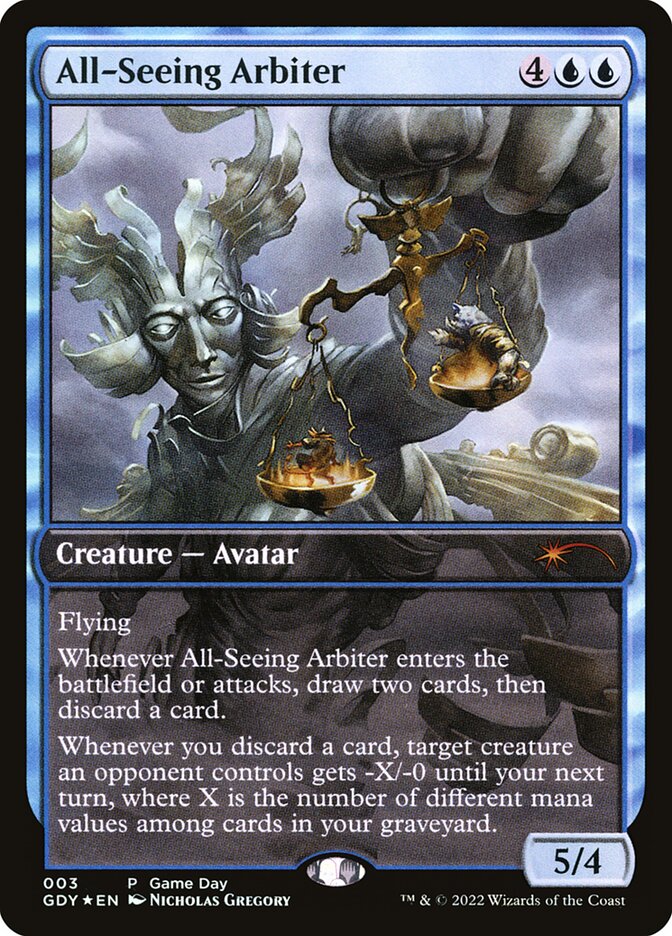 All-Seeing Arbiter — Game Day Promos 3/9