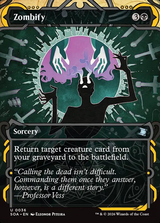 Zombification — Secrets of Strixhaven Mystical Archive 36/195