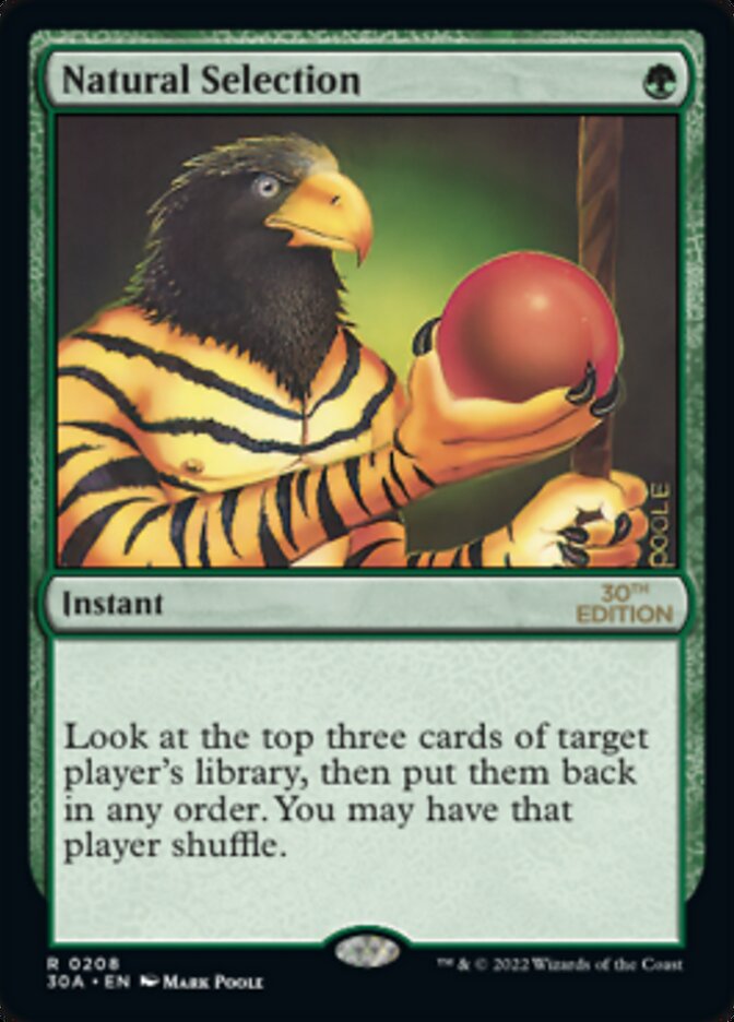 Natural Selection — 30th Anniversary Edition 208/594