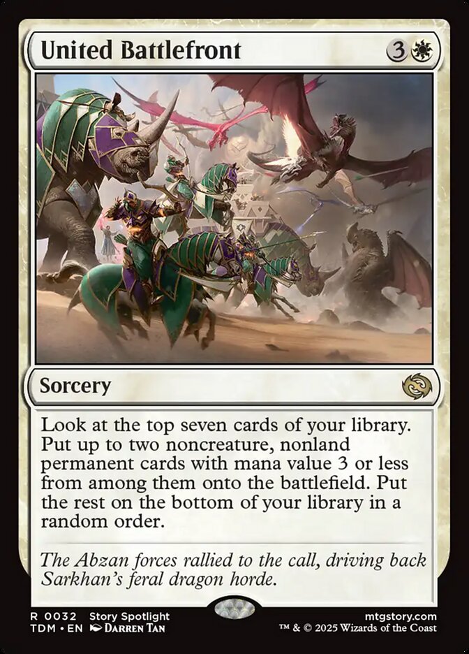 United Battlefront — Tarkir: Dragonstorm 32/427