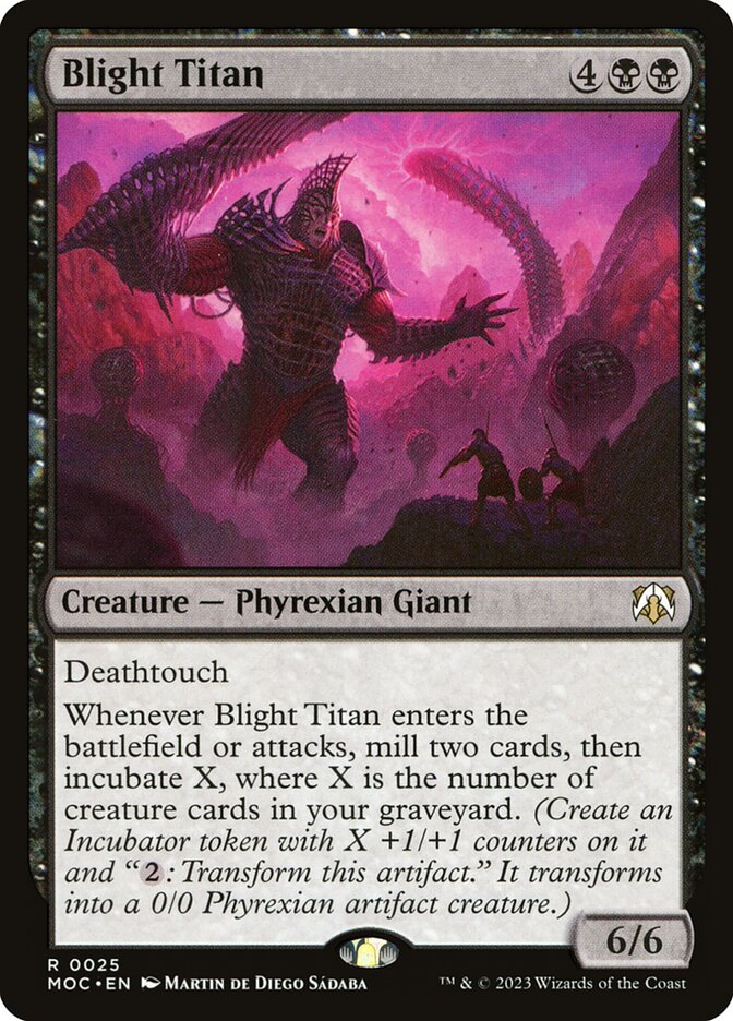 Blight Titan — March of the Machine Commander 25/450