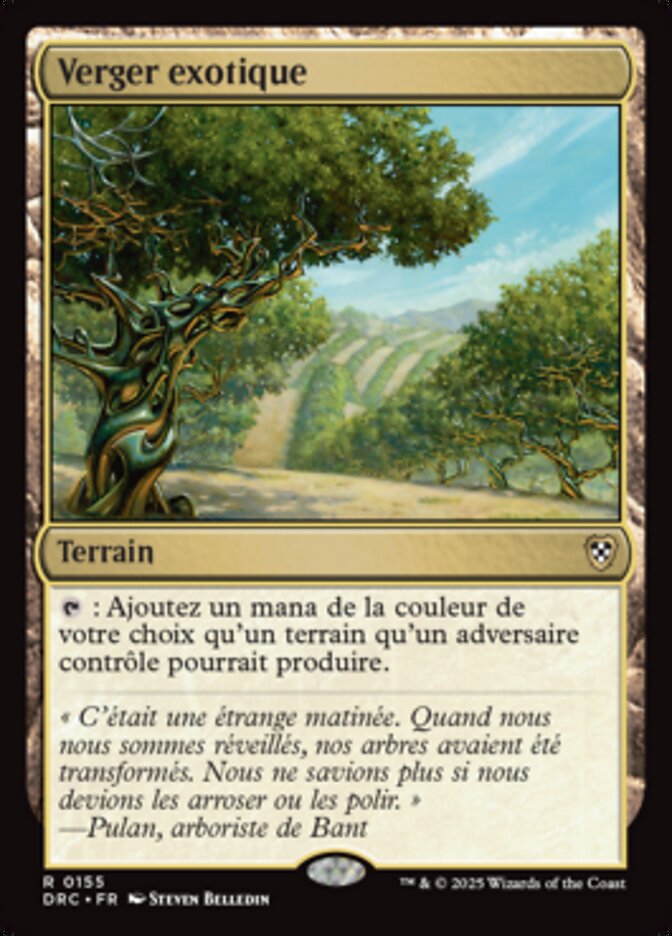 Verger exotique — Aetherdrift Commander 155/184