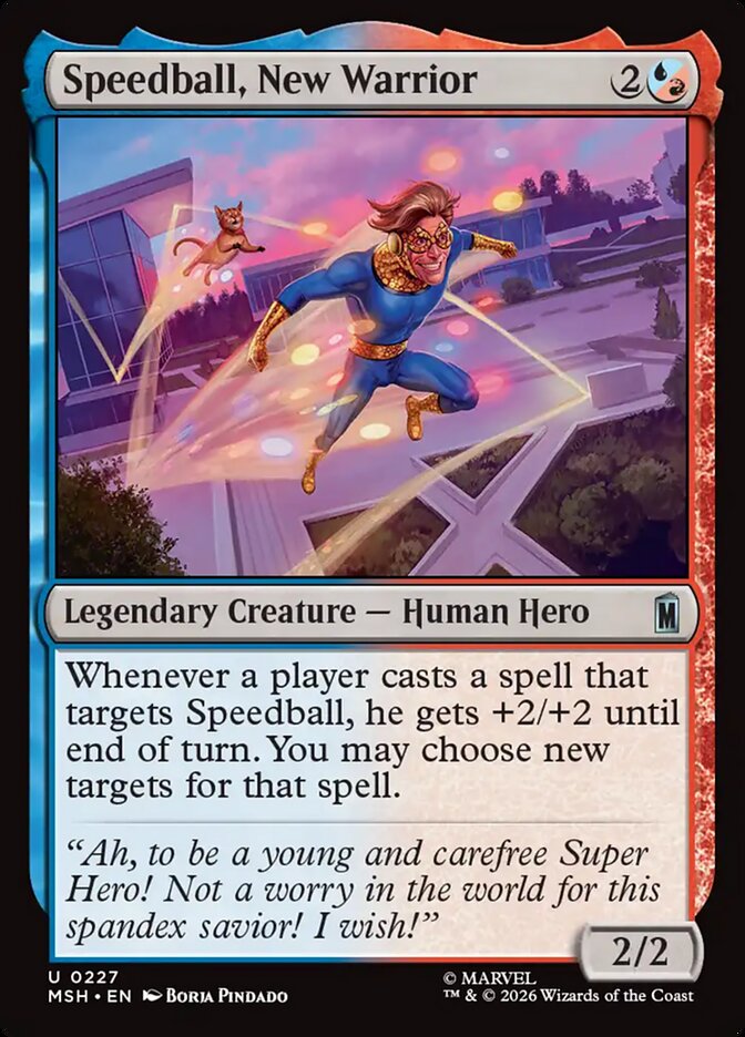 Speedball, New Warrior — Marvel Super Heroes 227/453