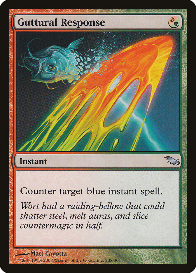 Guttural Response — Shadowmoor 208/302