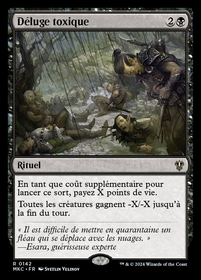 Déluge toxique — Murders at Karlov Manor Commander 142/358