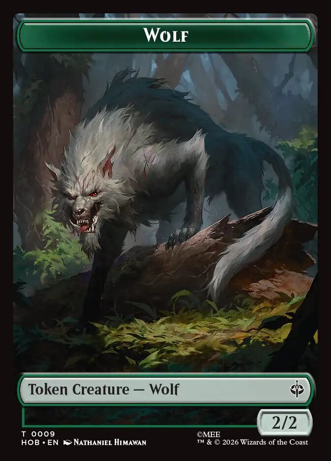 Wolf — The Hobbit Tokens 9/15