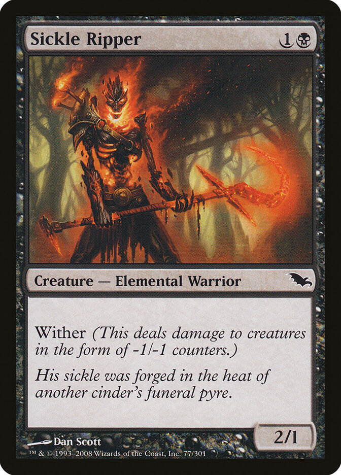 Sickle Ripper — Shadowmoor 77/302