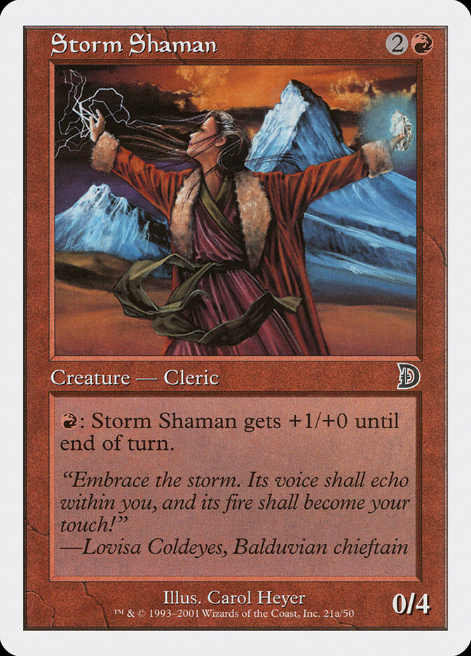 Storm Shaman — Deckmasters 21a/58