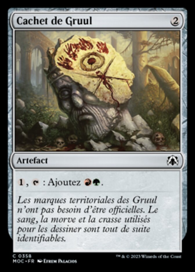Cachet de Gruul — March of the Machine Commander 358/450