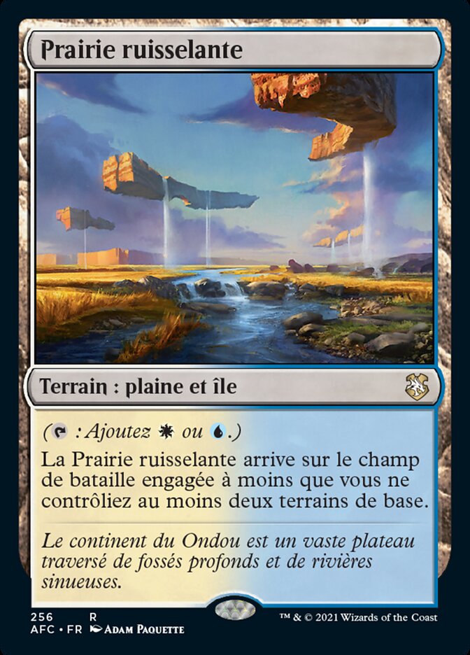 Prairie ruisselante — Forgotten Realms Commander 256/331