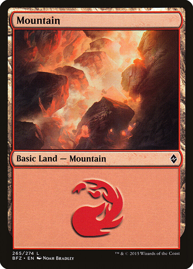 Mountain — Battle for Zendikar 265a/299
