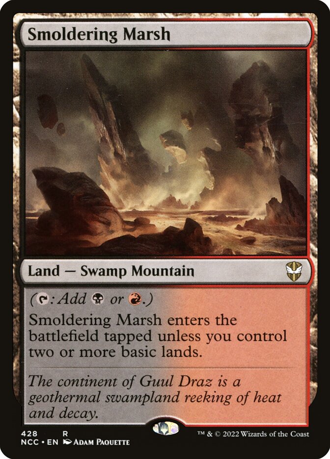 Smoldering Marsh — New Capenna Commander 428/447