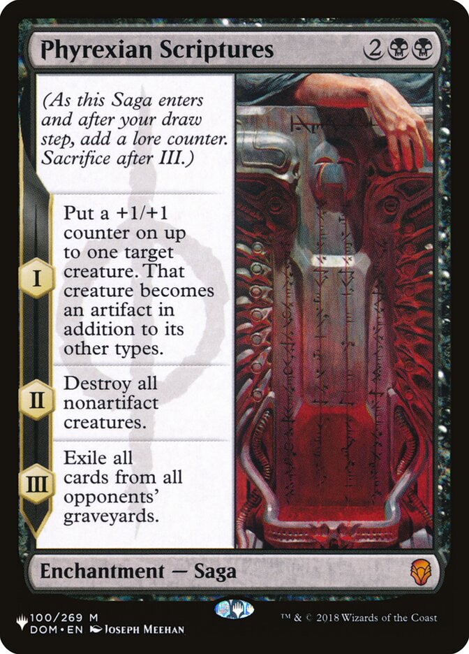 Phyrexian Scriptures — The List DOM-100/5581