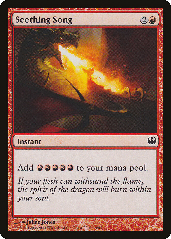 Seething Song — Duel Decks: Knights vs. Dragons 70/81