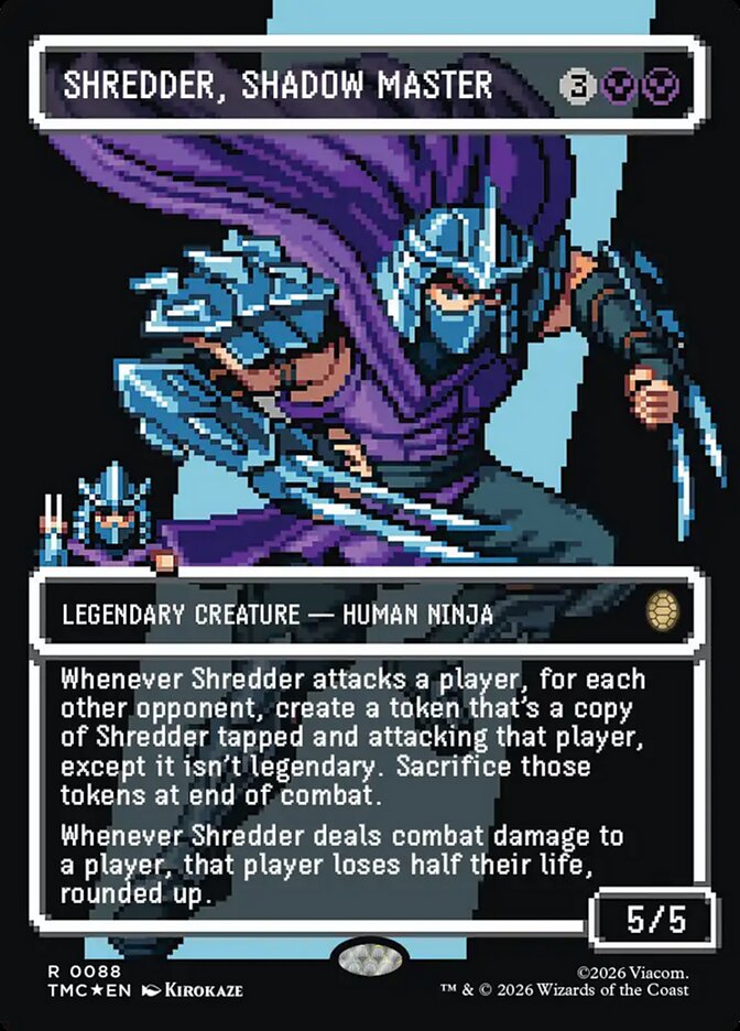 Shredder, Shadow Master — Teenage Mutant Ninja Turtles Eternal 88/132