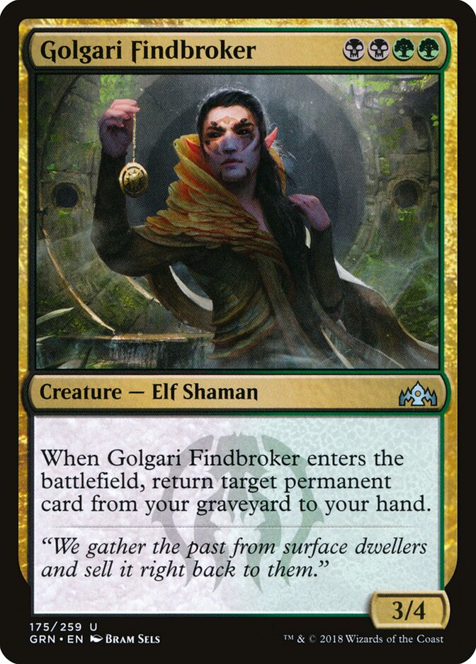 Golgari Findbroker — Guilds of Ravnica 175/273
