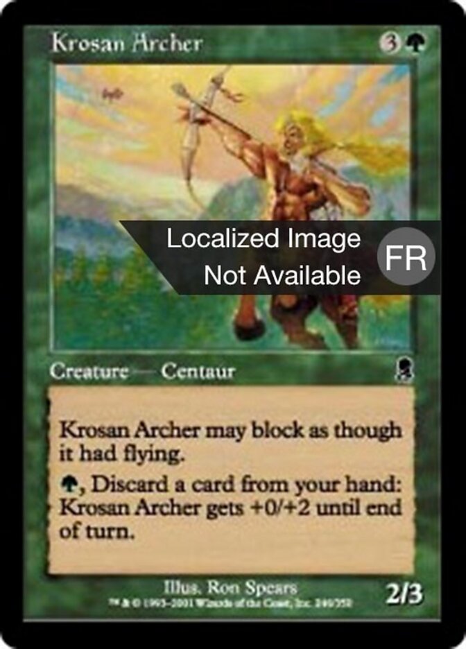 Archer krosian — Odyssey 246/350