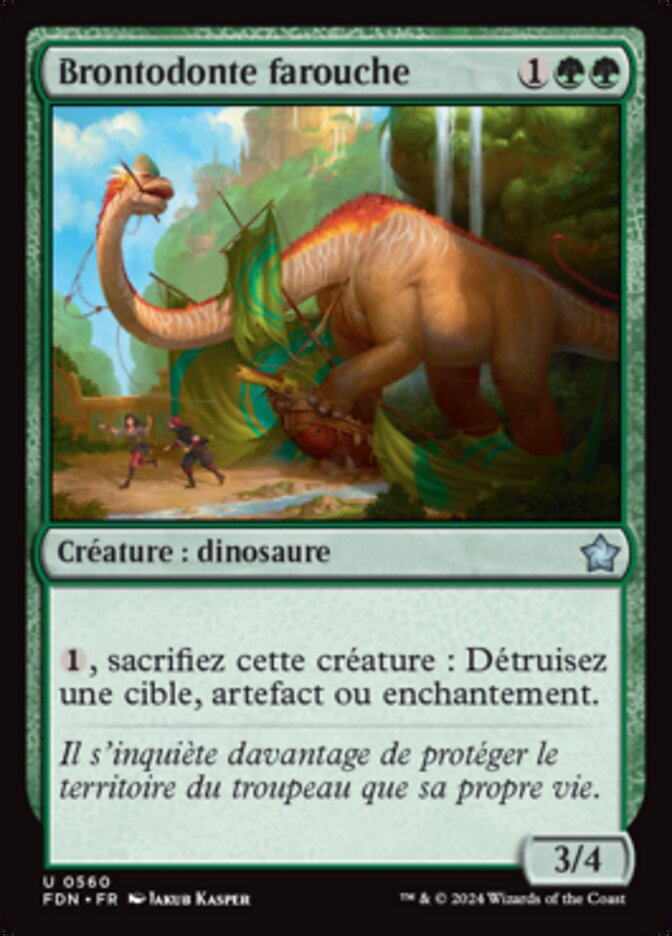 Brontodonte farouche — Foundations 560/771