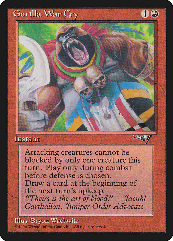 Gorilla War Cry — Alliances 73b/199