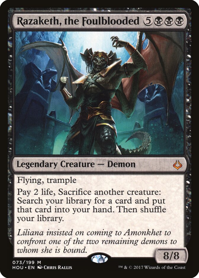 Razaketh, the Foulblooded — Hour of Devastation 73/209