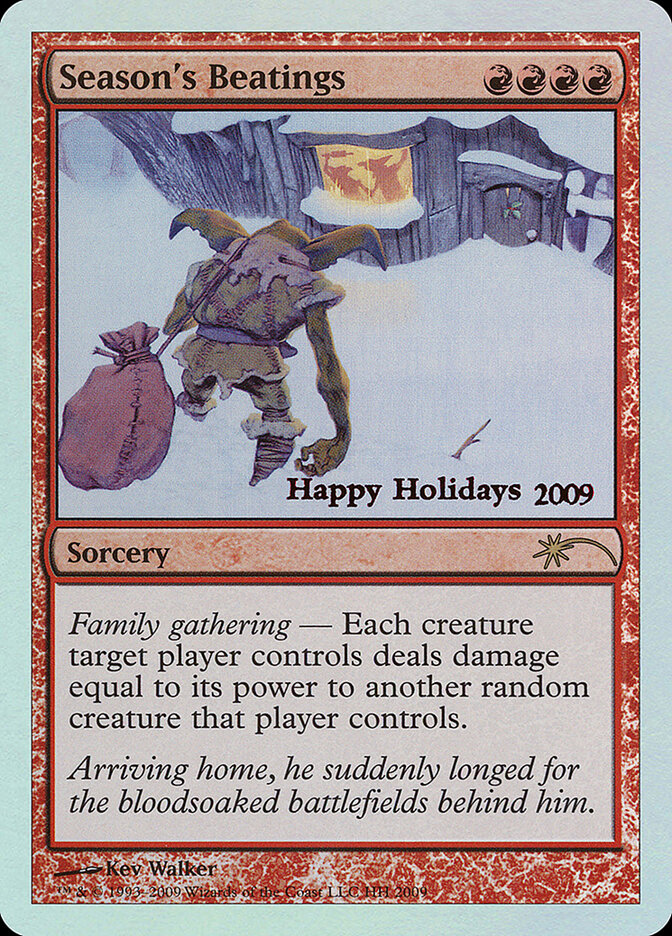 Season's Beatings — Happy Holidays 9/21