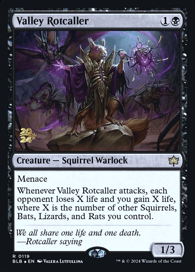 Valley Rotcaller — Bloomburrow Promos 119s/160