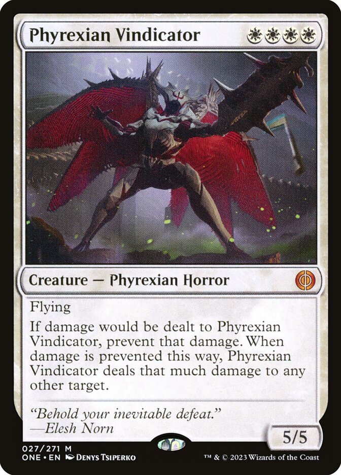 Phyrexian Vindicator — Phyrexia: All Will Be One 27/479