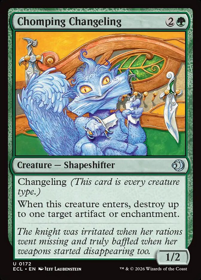 Chomping Changeling — Lorwyn Eclipsed 172/408
