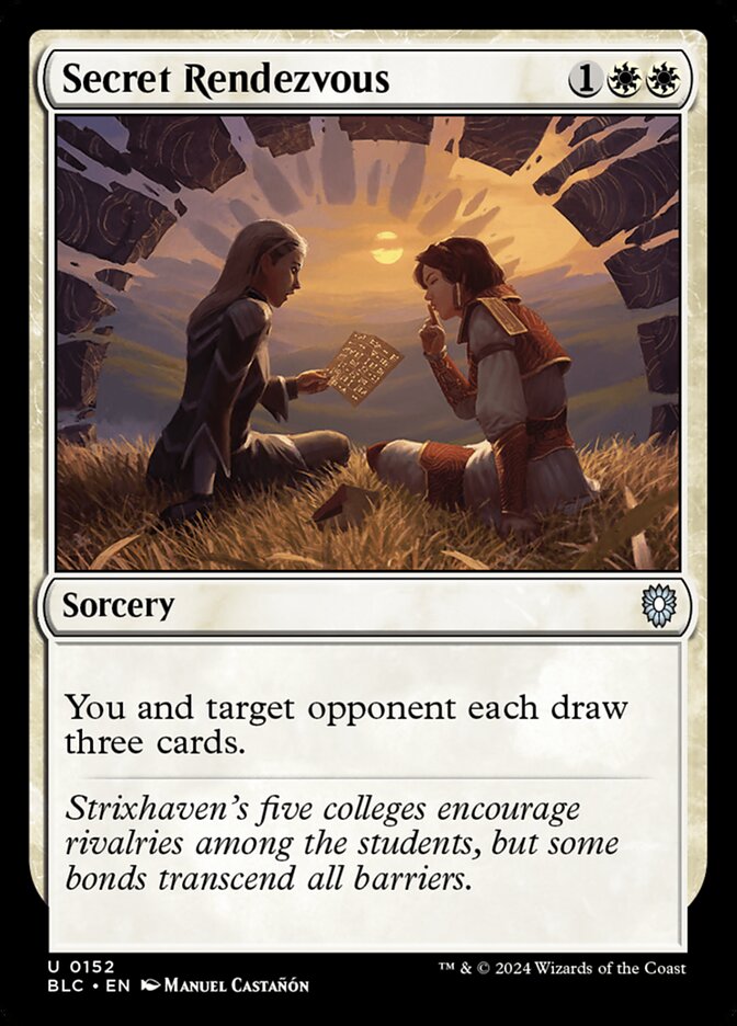 Rendez-vous secret — Bloomburrow Commander 152/356