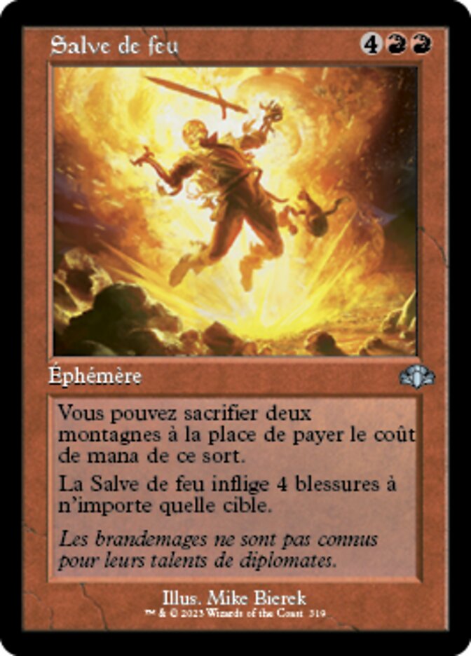Salve de feu — Dominaria Remastered 319/457