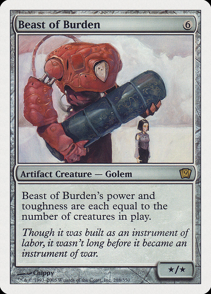 Beast of Burden — Ninth Edition 288/709