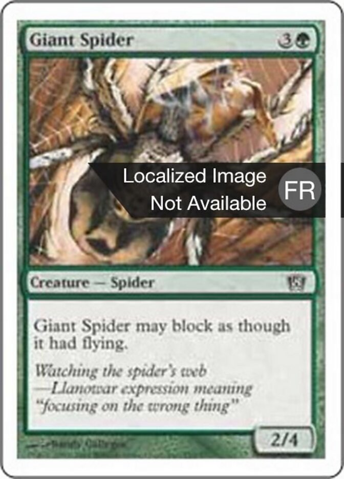 Araignée géante — Eighth Edition 255/710