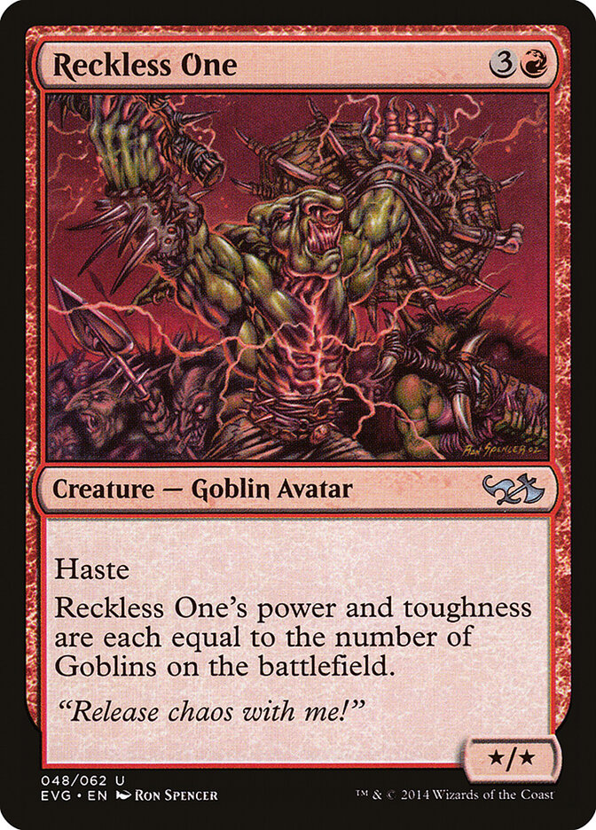 Reckless One — Duel Decks Anthology: Elves vs. Goblins 48/62