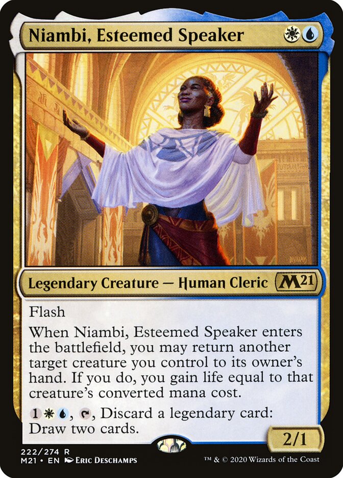 Niambi, Esteemed Speaker — Core Set 2021 222/397