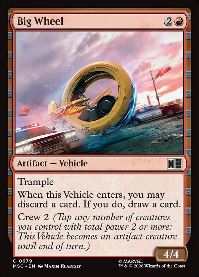 Big Wheel — Marvel Super Heroes Commander 679/866