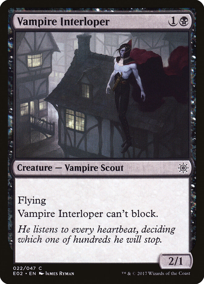 Vampire Interloper — Explorers of Ixalan 22/48