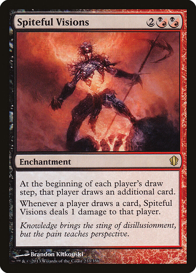 Spiteful Visions — Commander 2013 233/356