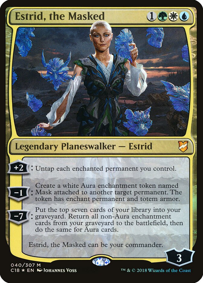Estrid, the Masked — Commander 2018 Oversized 40/4