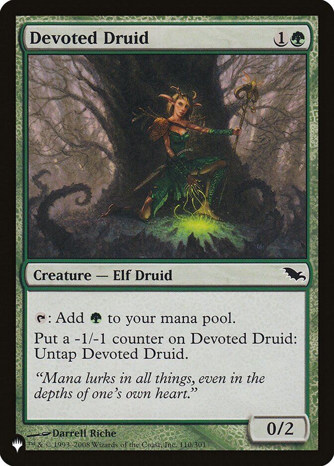 Devoted Druid — The List SHM-110/5581